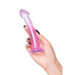 Нереалистичный фаллоимитатор Jelly Dildo S Toyfa Basic, TPE, фиолетовый, 15,5 см