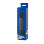 Насадка Toyfa XLover, для увеличения размера, TPE, черная, 19.5 см