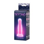 Анальная втулка светящаяся в темноте Beyond by Toyfa Cain Glow, силикон, прозрачный, 10 см