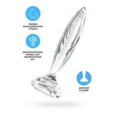 Фаллоимитатор Satisfyer Sparkling, прозрачный, стекло, прозрачный, 21 см