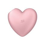 Cutie Heart pink двухсторонний вакуум-волновой вибростимулятор, розовый