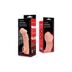 Насадка на фаллос с имитацией пирсинга COCK SLEEVE  (большой)