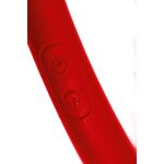 Двусторонний вибратор Black & Red by Toyfa, силикон, красный, 35 см