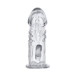 Насадка на пенис с дополнительной стимуляцией A-Toys by TOYFA Uco, TPE, прозрачный, 13 см